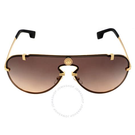 versace 100213|Versace Brown Gradient Pilot Men's Sunglasses VE2243 100213 43.